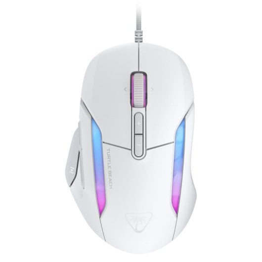 Mouse Turtle Beach Kone II Cablato 26000 DPI Bianco RGB 7 Tasti