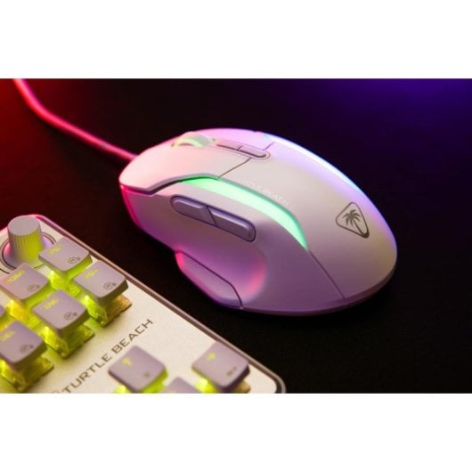 Mouse Turtle Beach Kone II Cablato 26000 DPI Bianco RGB 7 Tasti
