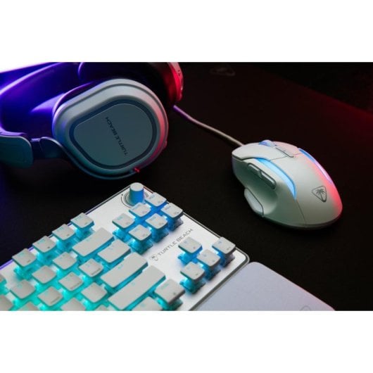 Mouse Turtle Beach Kone II Cablato 26000 DPI Bianco RGB 7 Tasti