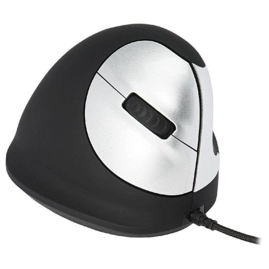 Ratón R-Go Tools HE Break Câblé 3500 DPI Noir Ergonomique Pause LED