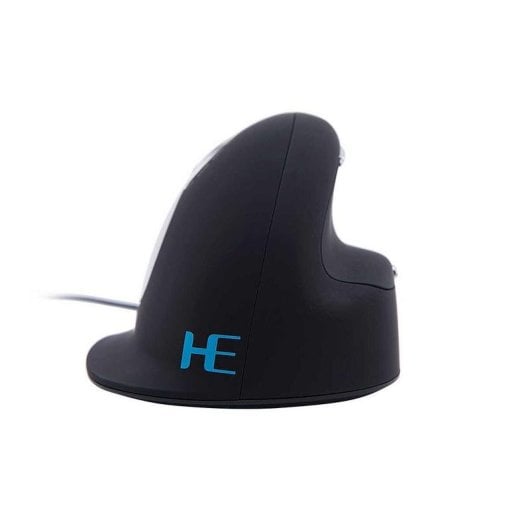 Ratón R-Go Tools HE Break Cableado 3500 DPI Negro Pausa LED Ergonómico Zurdo