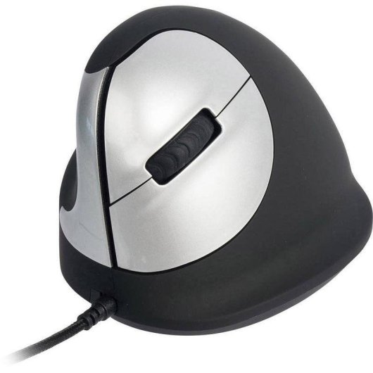 Maus R-Go Tools HE Break Kabelgebunden 3500 DPI Schwarz Vertikal LED Pause Linkshänder