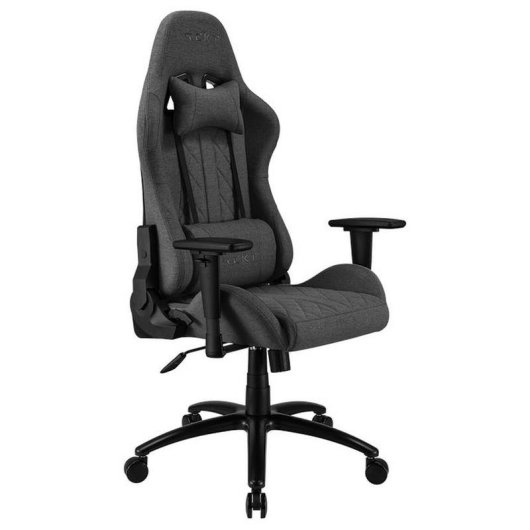 Chaise Gaming REKT ULTIM8-RS Reclinable 3D Accoudoirs Tissu noir 150 kg