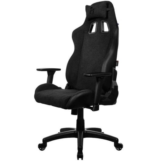 Sedia gaming Arozzi AVANTI-SFB-PBK Tessuto Soft Fabric Nero Reclinabile 3D