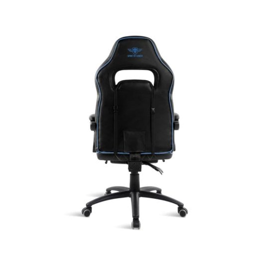 Chaise gaming Spirit of Gamer SOG-GCMBL Mustang Bleu simili cuir, appui-tête, lombaires