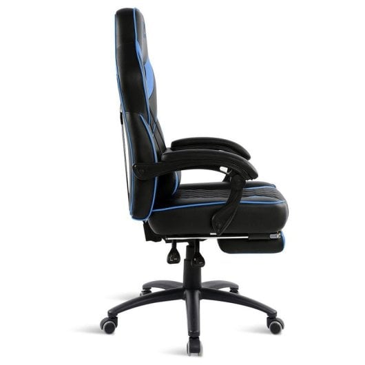 Chaise gaming Spirit of Gamer SOG-GCMBL Mustang Bleu simili cuir, appui-tête, lombaires