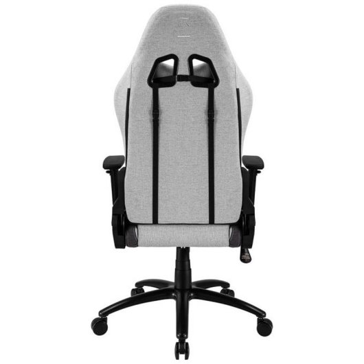 Chaise gaming REKT ULTIM8-RS Gris clair tissu dossier inclinable 160° accoudoirs 3D
