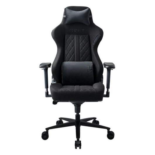 Chaise gaming REKT ULTIM8 Business tissu Elastron repose-bras 4D noire