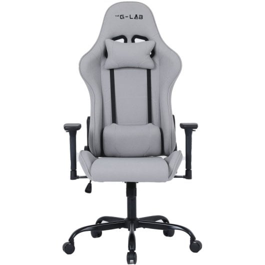 Gaming-Stuhl The G-Lab K Seat Platinium Grau 3D-Armlehnen ergonomisch 120 kg