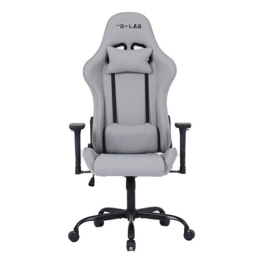 Gaming-Stuhl The G-Lab K Seat Platinium Grau 3D-Armlehnen ergonomisch 120 kg