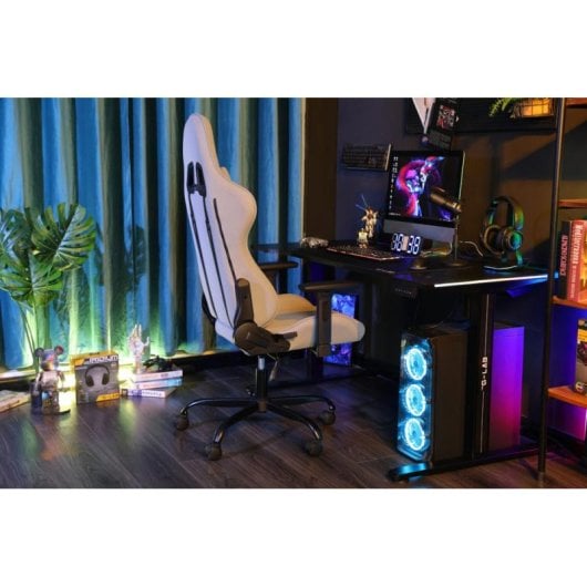 Gaming-Stuhl The G-Lab K Seat Platinium Grau 3D-Armlehnen ergonomisch 120 kg