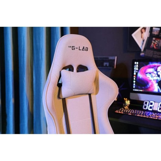 Gaming-Stuhl The G-Lab K Seat Platinium Grau 3D-Armlehnen ergonomisch 120 kg