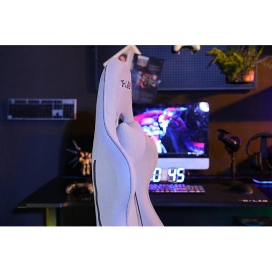 Gaming-Stuhl The G-Lab K Seat Platinium Grau 3D-Armlehnen ergonomisch 120 kg