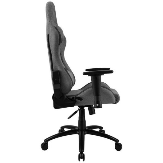 Chaise Gaming REKT ULTIM8RSDGY tissu gris foncé accoudoirs 3D dossier inclinable 160º