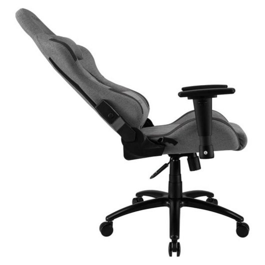 Chaise Gaming REKT ULTIM8RSDGY tissu gris foncé accoudoirs 3D dossier inclinable 160º