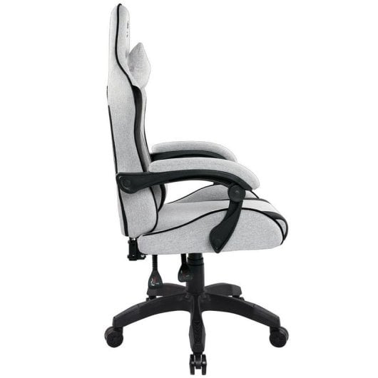 Chaise gaming Spirit of Gamer SOG-GCAGR Arena tissu gris clair, dossier inclinable