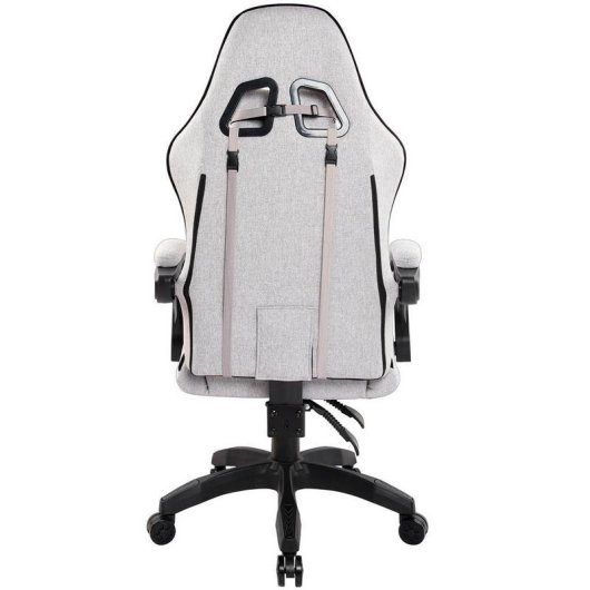 Chaise gaming Spirit of Gamer SOG-GCAGR Arena tissu gris clair, dossier inclinable