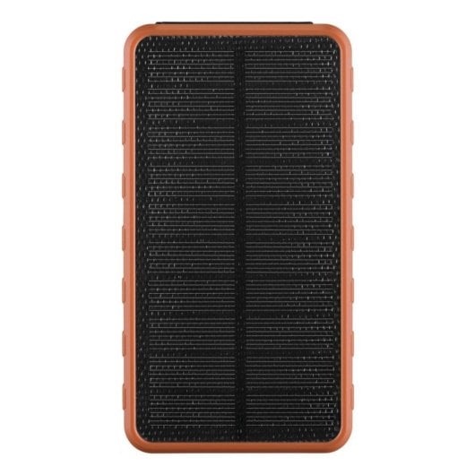 Power bank Cellularline Solar 10000mAh panel solar ETFE resistente naranja