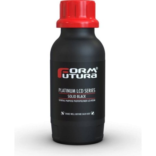 Resina 3D Formfutura Platinum LCD Negro Baja Contracción Precisión 500 ml