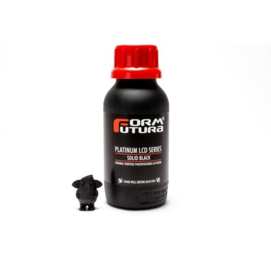 Resina 3D Formfutura Platinum LCD Negro Baja Contracción Precisión 500 ml
