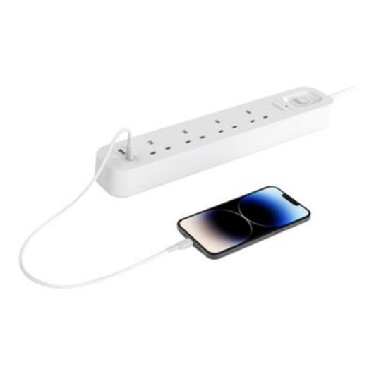 Multipresa Belkin SRB001VF2M 4 prese protezione 525J USB-C USB-A LED 2m parete