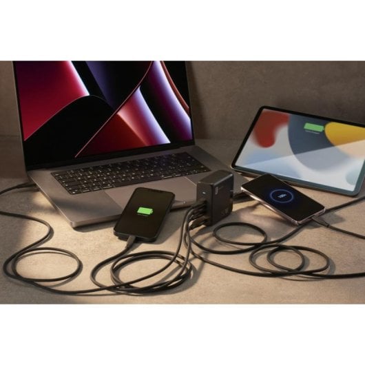 Carregador Cellularline MULTIPOWER DESK GAN 150W 4 Portas USB-C GaN Compacto