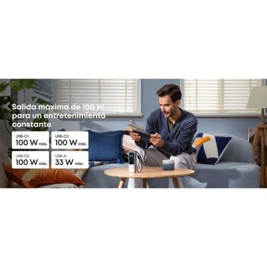 Powerbank Anker A1695H41 25000 mAh 165 W Silber