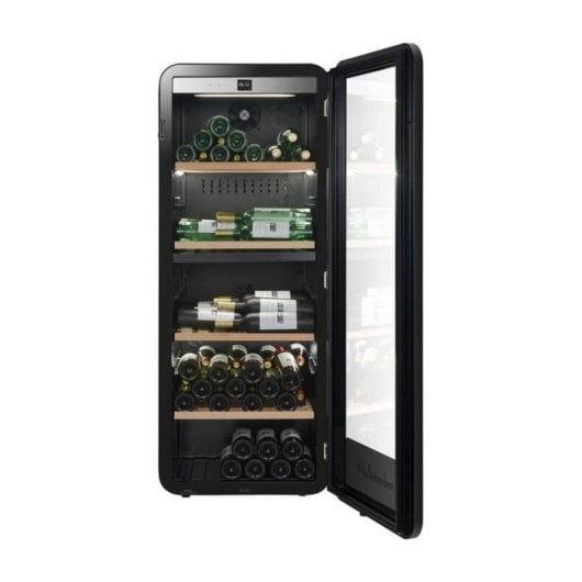 Cave à vin La Sommelière APOGEE145DZN 143 bouteilles double zone noir