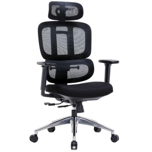 Chaise gaming Oraxeat RG600F Noir support lombaire accoudoirs 3D maille 120 kg