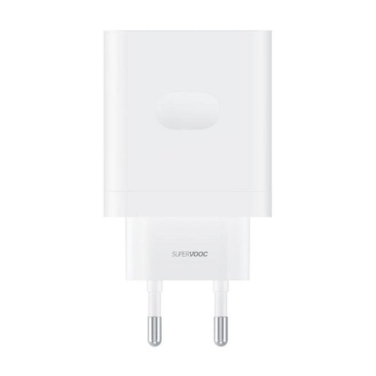 Cargador realme RMTC45W SuperVOOC 45W carga rápida USB-A blanco