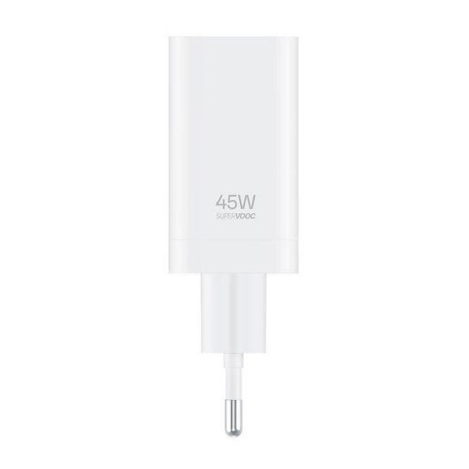 Carregador USB-A 45W SuperVOOC Realme RMTC45W branco