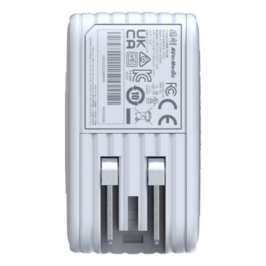 Cargador AVerMedia GC313 100W USB-C Power Delivery GaN HDMI Multiplataforma