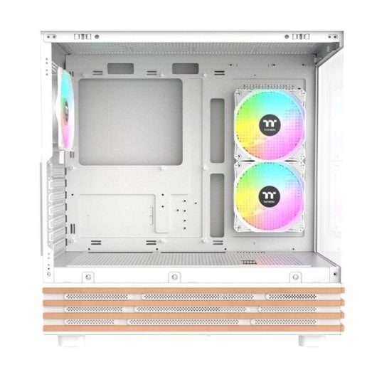 PC-Gehäuse Thermaltake View 270 Plus WS ARGB Snow Midi Tower Weiß ARGB-Glas