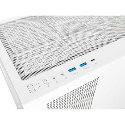 PC-Gehäuse Thermaltake View 270 Plus WS ARGB Snow Midi Tower Weiß ARGB-Glas