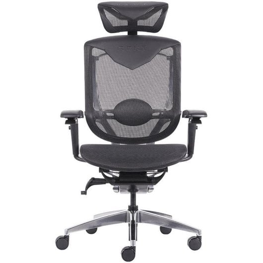 Chaise REKT RGOMAXBIZ polypiel et maille soutien lombaire 4D noire