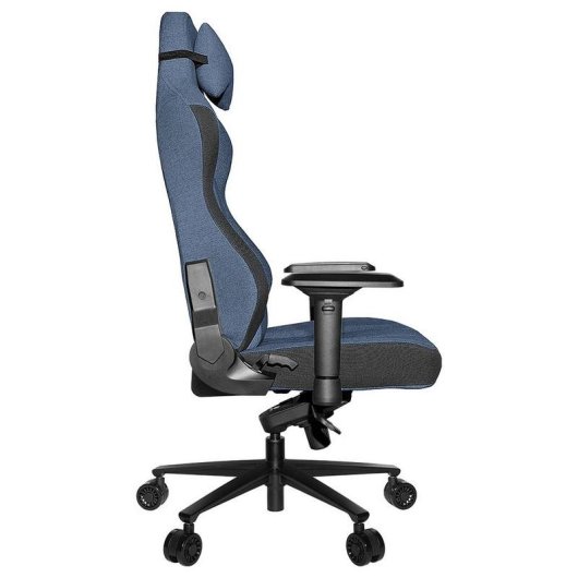 Chaise Gaming REKT ULTIM8 Plus Bleu Tissu Premium Accoudoirs 4D Reclinable