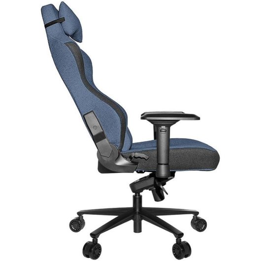 Chaise Gaming REKT ULTIM8 Plus Bleu Tissu Premium Accoudoirs 4D Reclinable