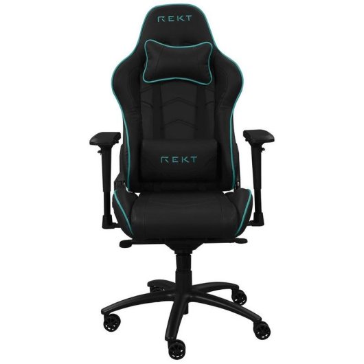 Chaise gaming REKT GG1R-BL Bleu dossier inclinable 180° accoudoirs 4D 150 kg