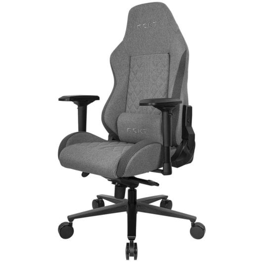 Fauteuil gaming REKT ULTIM8 Antracite tissu accoudoirs 4D dossier inclinable