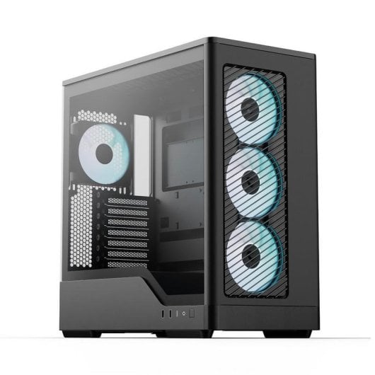 Boîtier PC AeroCool D520A ACCM-DS05143.11 ARGB Verre Trempé ATX Noir