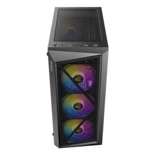 PC-Gehäuse Antec AX67 ARGB Midi Tower Schwarz 4x120mm ARGB Lüfter Glasfenster