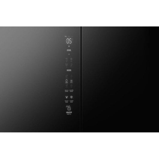 Frigorífico Americano Hisense RQ768N4GBE Total No Frost 190cm 591L E Preto Vidro Touch