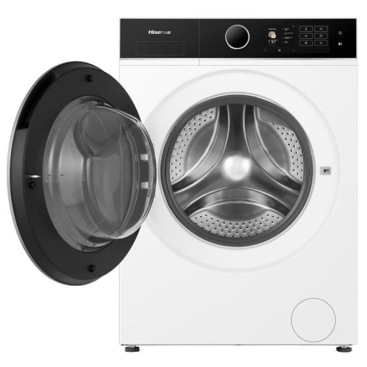 Máquina de Lavar Roupa Hisense Série 5i WF5I8043BWF Frontal 8 kg 1400 rpm A Wi-Fi Branca
