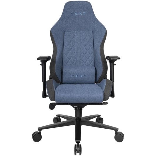 Chaise gaming REKT ULTIM8-BL tissu bleu dossier inclinable 180° accoudoirs 4D