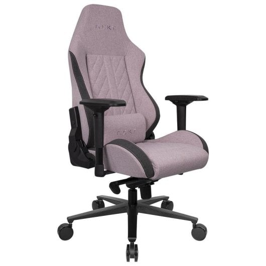 Chaise gaming REKT ULT8-PK rose tissu accoudoirs 4D dossier 180º 150 kg
