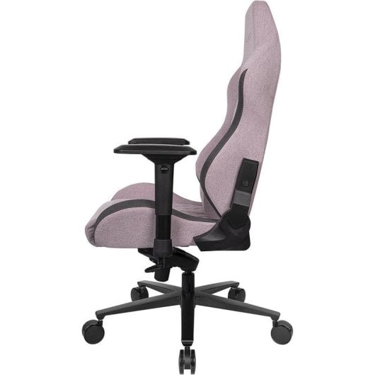 Chaise gaming REKT ULT8-PK rose tissu accoudoirs 4D dossier 180º 150 kg
