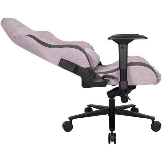 Chaise gaming REKT ULT8-PK rose tissu accoudoirs 4D dossier 180º 150 kg