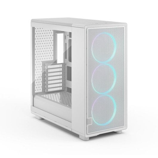 Caja Fractal Design Epoch XL Blanca con ventana vidriada RGB y refrigeración avanzada