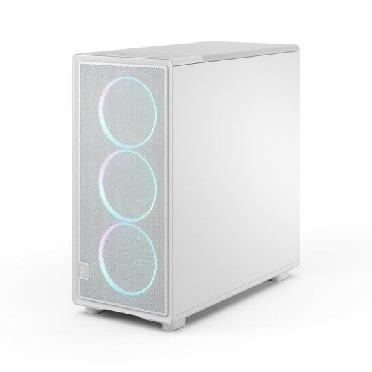 Caja Fractal Design Epoch XL Blanca con ventana vidriada RGB y refrigeración avanzada