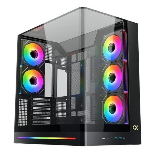 PC-Gehäuse Xigmatek EN48418 Pano II Schwarz ARGB Glas ATX/Micro ATX